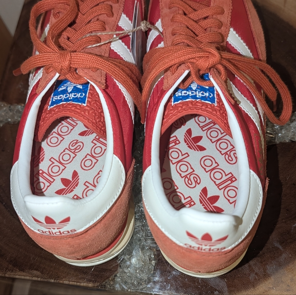 Adidas SL 72 Women's sz 9.5 in Preloved Red/Core White/Pure Ruby Colorway - Picture 8 of 13
